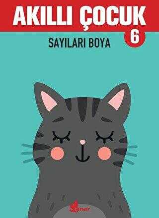 Sayıları Boya - Akıllı Çocuk 6 - Çınar Yayınları