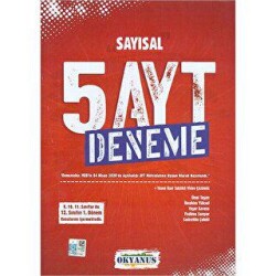 Okyanus Yayınları Sayısal 5 AYT Deneme - Okyanus Yayınları