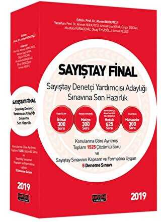 Sayıştay Final - Sayıştay Denetçi Yardımcısı Adaylığı Sınavına Son Hazırlık Soru Bankası 2019