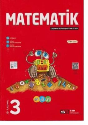 SBM Yayıncılık 3. Sınıf Matematik Kazanım Odaklı Çalışma Kitabı - 1