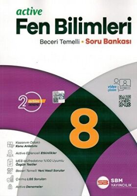 SBM Yayıncılık 8. Sınıf Fen Bilimleri Active Soru Bankası - 1