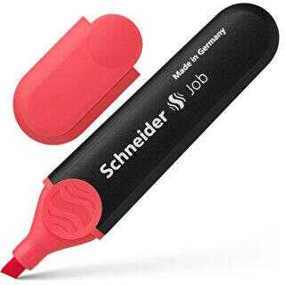 Schneider 150 Job Fosforlu Kalem Kırmızı