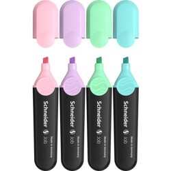 Schneider Job Pastel Fosforlu 4Lü Karton Kutu 115098 - 3