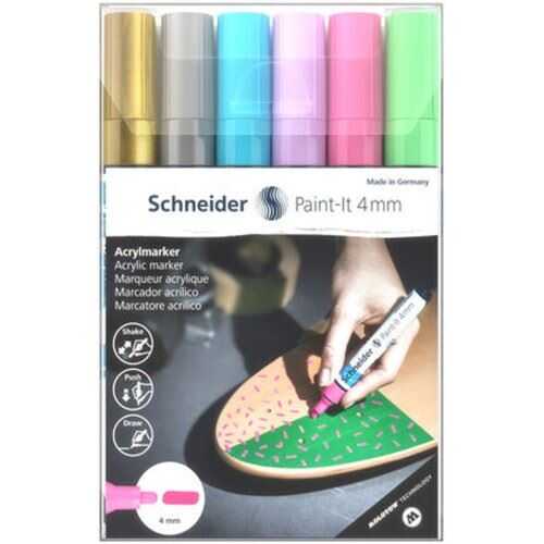 Schneider Paint-İt 4Mm 6Lı Akrilik Markör Kalem 310 - 120296