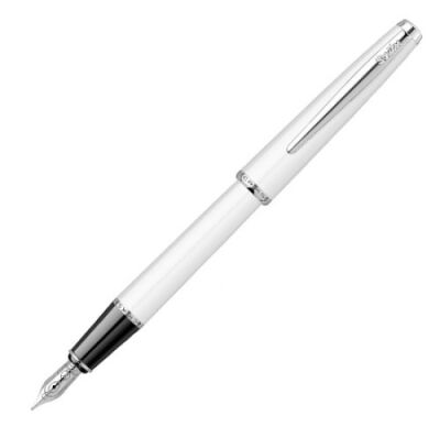 Scrikss 33 Dolma Kalem Beyaz Dökme Şeffaf Ambalaj - 1