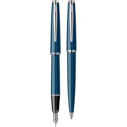 Scrikss 33 Dolma Kalem + Tükenmez Kalem Takım Lacivert - 3