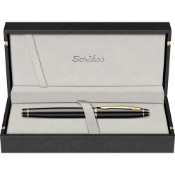 Scrikss 35 Mat Siyah Altın Roller Kalem - 2
