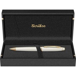 Scrikss 35 Tükenmez Kalem Beyaz Altın - 2