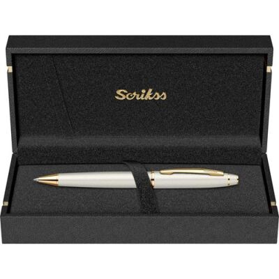 Scrikss 35 Tükenmez Kalem Beyaz Altın - 2