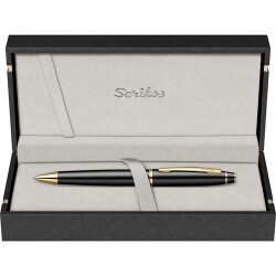 Scrikss 35 Tükenmez Kalem Mat Siyah Altın - 2