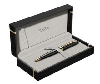 Scrikss 38 Tükenmez Kalem Siyah Altın - 1
