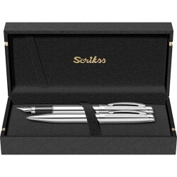 Scrikss 39 Dolma Kalem + Tükenmez Krom Tk - 2