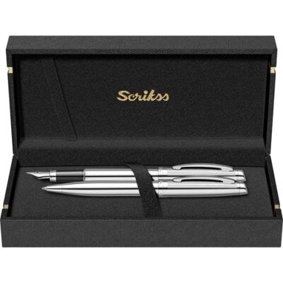 Scrikss 39 Dolma Kalem + Tükenmez Krom Tk - 2