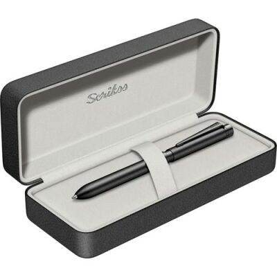 Scrikss 83 Trio Sport Multi Fonksiyon Tükenmez Kalem Siyah - 1