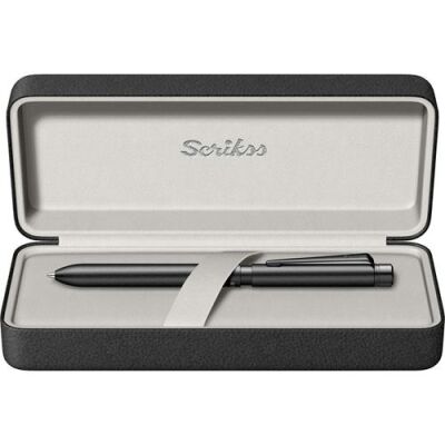 Scrikss 83 Trio Sport Multi Fonksiyon Tükenmez Kalem Siyah - 2