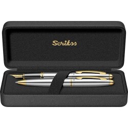 Scrikss 88 Dolma Kalem - Tükenmez Kalem Gold Krom - 2