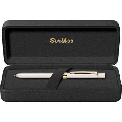 Scrikss 93 Trio Beyaz Altın Multi Fonksiyon Kalem - 2