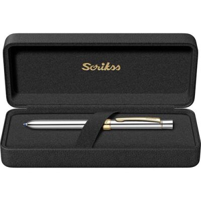 Scrikss 93 Trio Gold Krom Multi Fonksiyon Kalem - 2