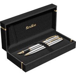Scrikss Dolmakalem - Tükenmez 39 Gold Krom Lüx - Scrikss