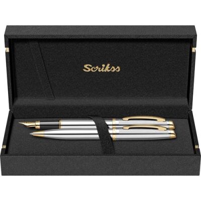 Scrikss Dolmakalem - Tükenmez 39 Gold Krom Lüx - 2