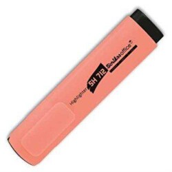 Scrikss Sh712 Fosforlu Kalem Pastel Turuncu - Scrikss