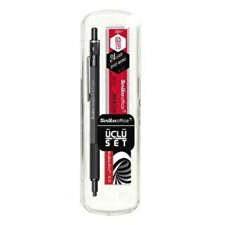 Scrikss Graph-X 3Lü Set Mat Siyah 0.5 Mm - 1