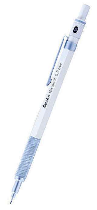 Scrikss Graph-X Metal Versatil Uçlu Kalem 0.7Mm Beyaz