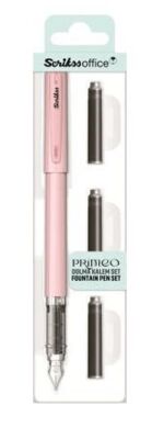 Scrikss Primeo Dolma Kalem Set M Uç Pembe - 1