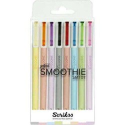Scrikss Smoothie Jel Kalem 0.7 Mm 8 Renk - Scrikss