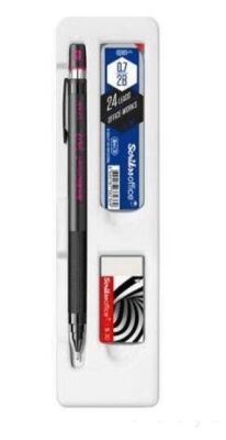 Scrikss Track 05Mm Versatil Pembe Silgi + Mini Set - 1