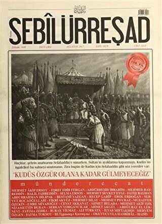 Sebilürreşad Dergisi Sayı: 1019 Ağustos 2017 - Sebilürreşad Yayınevi