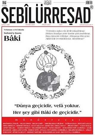 Sebilürreşad Dergisi Sayı: 1039 Nisan 2019 - Sebilürreşad Yayınevi