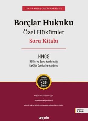 Seçkin Yayıncılık Borçlar Hukuku Özel Hükümler Soru Kitabı - 1