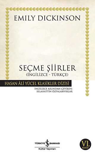 Seçme Şiirler İngilizce - Türkçe - İş Bankası Kültür Yayınları
