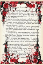 Şeffaf Ayraç 20 - Kırmızı Dallar - Vivago Art