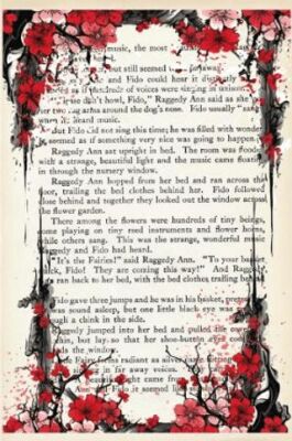 Şeffaf Ayraç 20 - Kırmızı Dallar - 1