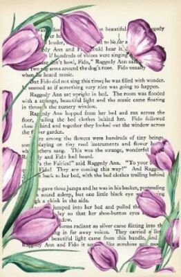 Şeffaf Ayraç 24 - Mor Lale - 1