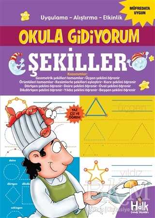 Şekiller - Okula Gidiyorum - Halk Kitabevi