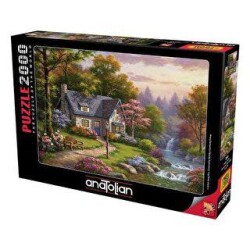 Anatolian Puzzle 2000 Parça Şelaleli Konak - Anatolian