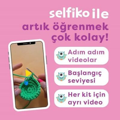 Selfiko Kedoli Örgü Seti - 3
