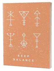 Semboller Keep Balance Süresiz Ajanda - Kırmızı Ada Yayınları