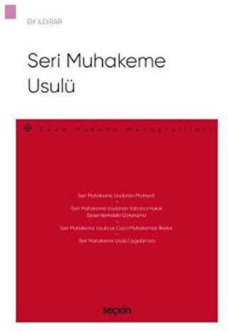 Seri Muhakeme Usulü - Seçkin Yayıncılık