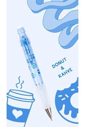 Serve Deep Mekanik Kurşun Kalem 0.7Mm Kahve ve Donut - Gök Mavi - Serve