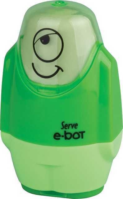 Serve E-Bot Silgili Kalemtıraş Yeşil