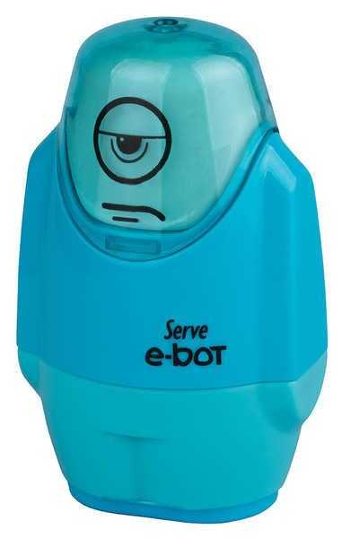 Serve E-Bot Silgili Kalemtıraş Mavi
