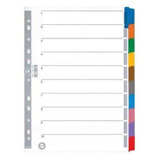 Serve Karton Ayraç Klasık 10 Renklı A4 - 1