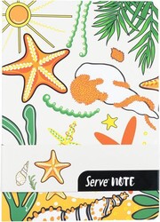 Serve Note Defter 15X21 Çizgili Desenli Hardal Sarı - 1