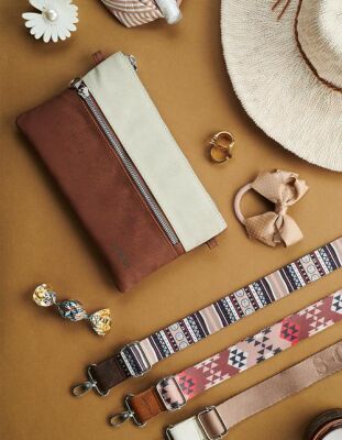 Serve S-Case Model 4 Suni Deri Krem - Kahverengı - 1