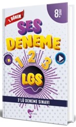 Ses Yayınları 8. Sınıf LGS 1. Dönem 3 lü Deneme Sınavı Özel Baskı - Ses Yayınları