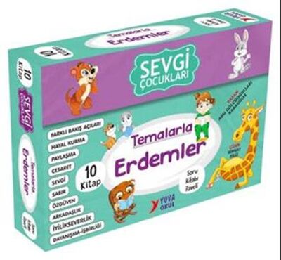 Sevgi Çocukları Temalarla Erdemler Seti 10 Kitap - 1